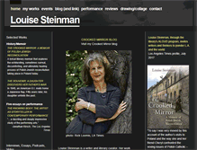 Tablet Screenshot of louisesteinman.com